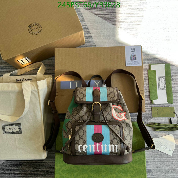 Gucci Bag-(Mirror)-Backpack-,Code: YB3828,$: 245USD