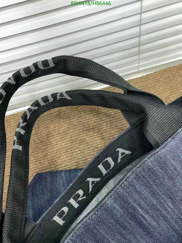 Prada Bag-(4A)-Handbag-,Code: HB6446,$: 89USD