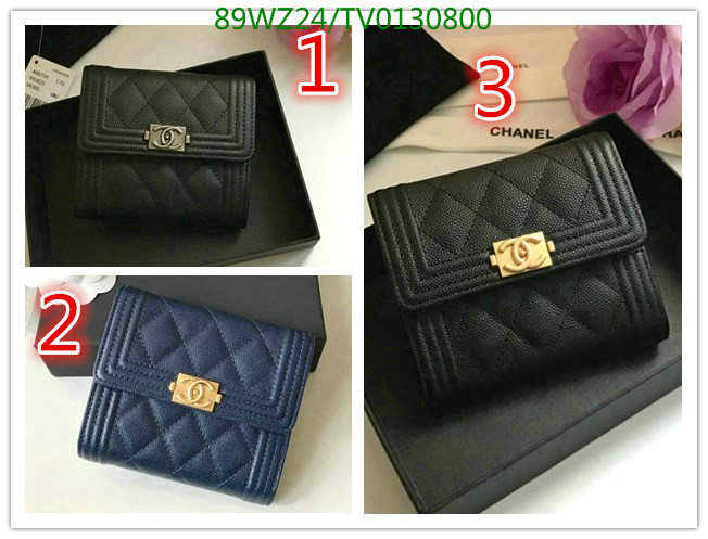 Chanel Bags ( 4A )-Wallet-,Code: TV0130800,$: 89USD