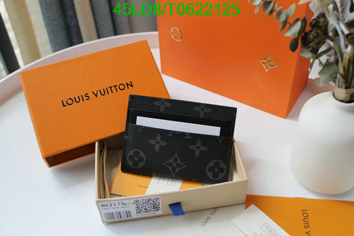 LV Bags-(Mirror)-Wallet-,Code: T0622125,$: 45USD