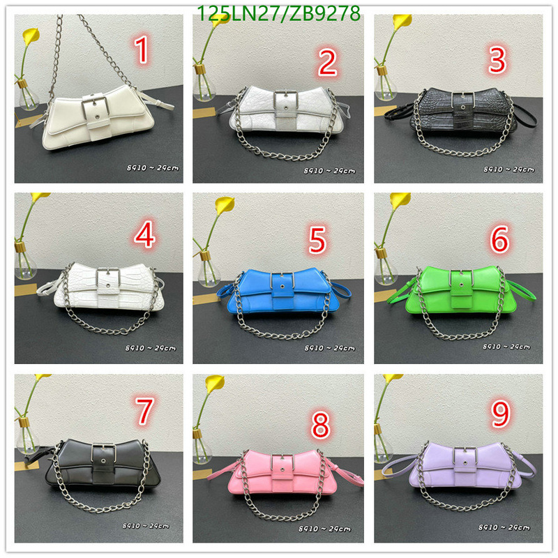 Balenciaga Bag-(4A)-Other Styles-,Code: ZB9278,$: 125USD