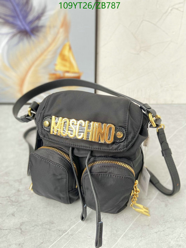 Moschino Bag-(Mirror)-Handbag-,Code: ZB787,$: 109USD