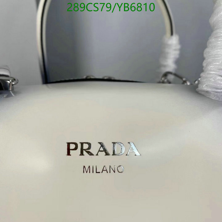 Prada Bag-(Mirror)-Handbag-,Code: YB6810,$: 289USD