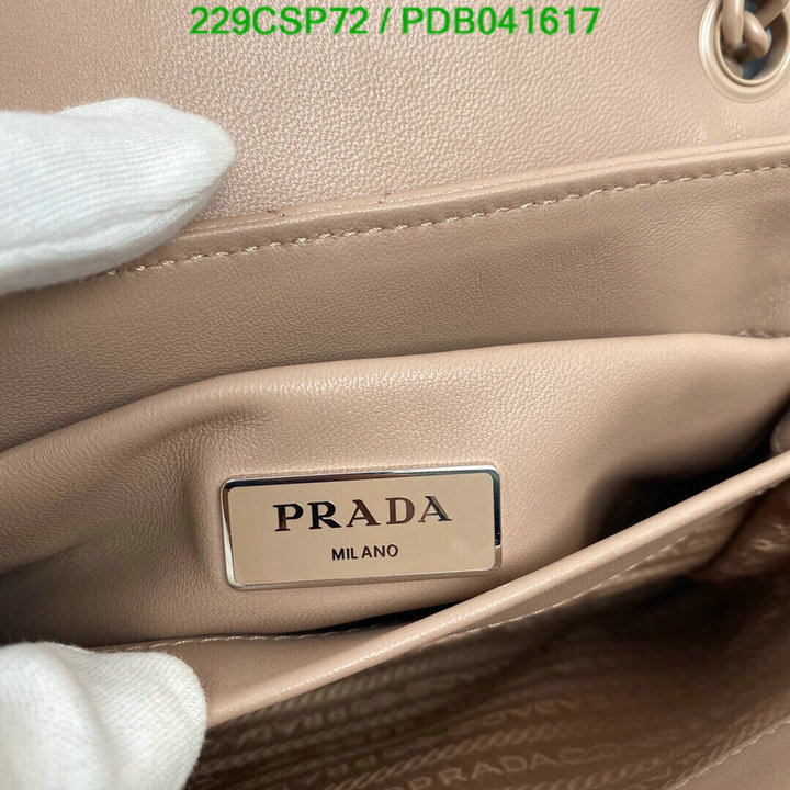 Prada Bag-(Mirror)-Diagonal-,Code: PDB041617,$: 229USD