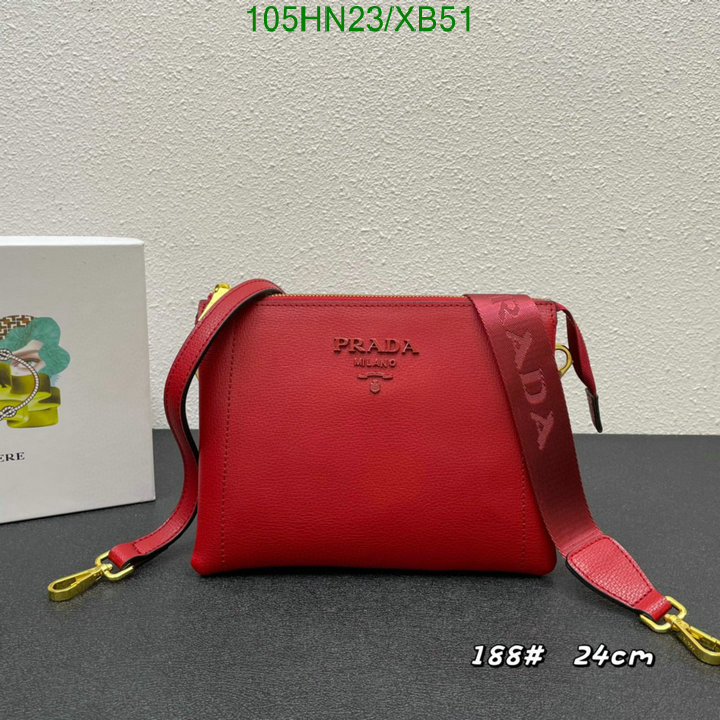 Prada Bag-(4A)-Diagonal-,Code: XB51,$: 105USD