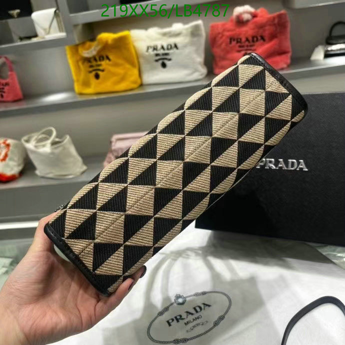 Prada Bag-(Mirror)-Handbag-,Code: LB4787,$: 219USD