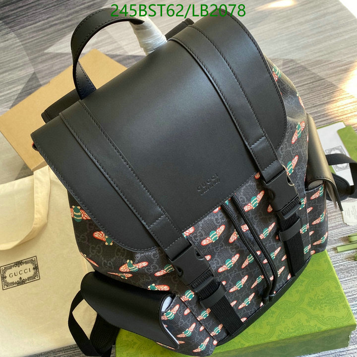 Gucci Bag-(Mirror)-Backpack-,Code: LB2078,$: 245USD