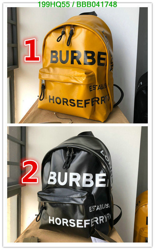 Burberry Bag-(Mirror)-Backpack-,Code: BBB041748,$: 199USD