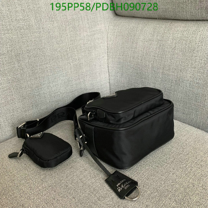 Prada Bag-(Mirror)-Diagonal-,Code:PDBH090728,$:195USD
