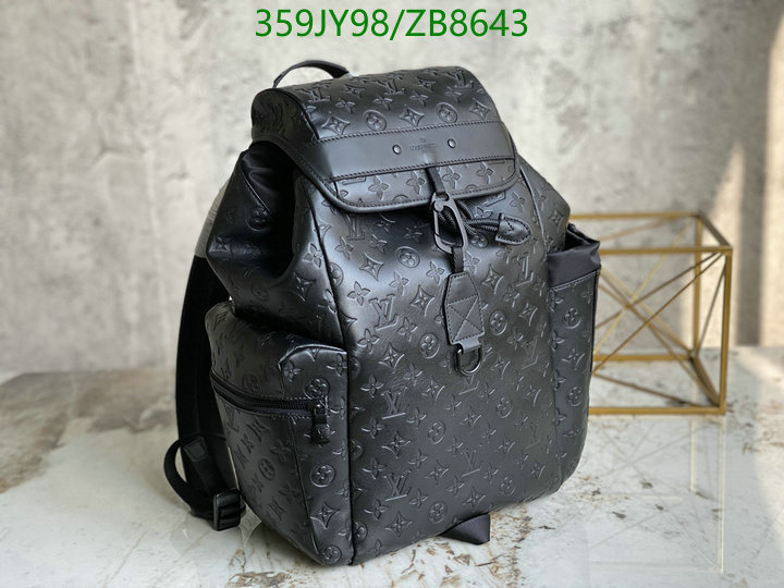 LV Bags-(Mirror)-Backpack-,Code: ZB8643,$: 359USD