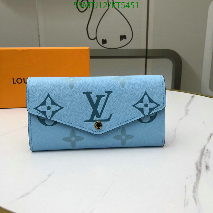 LV Bags-(4A)-Wallet-,Code: KT5451,$: 55USD