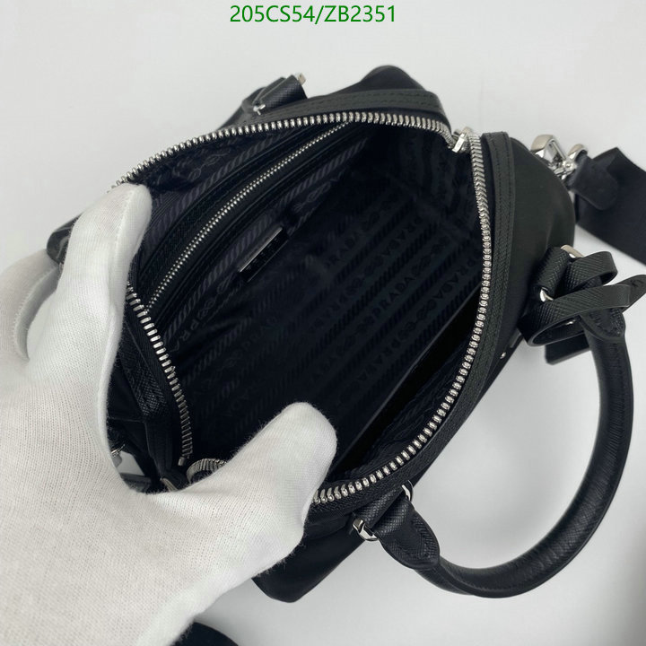 Prada Bag-(Mirror)-Diagonal-,Code: ZB2351,$: 205USD