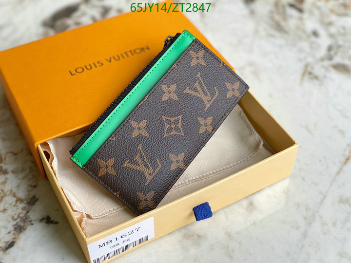 LV Bags-(Mirror)-Wallet-,Code: ZT2847,$: 65USD