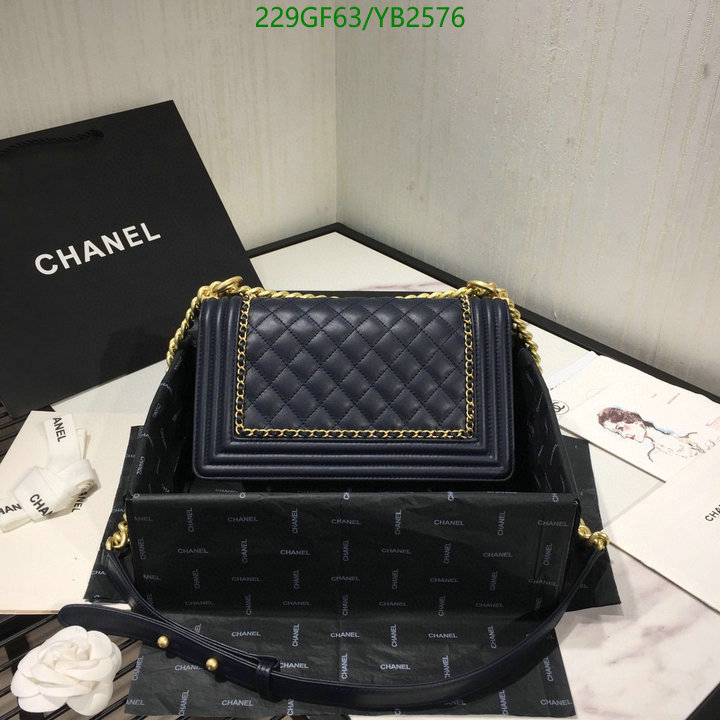 Chanel Bags -(Mirror)-Le Boy,Code: YB2576,$: 229USD