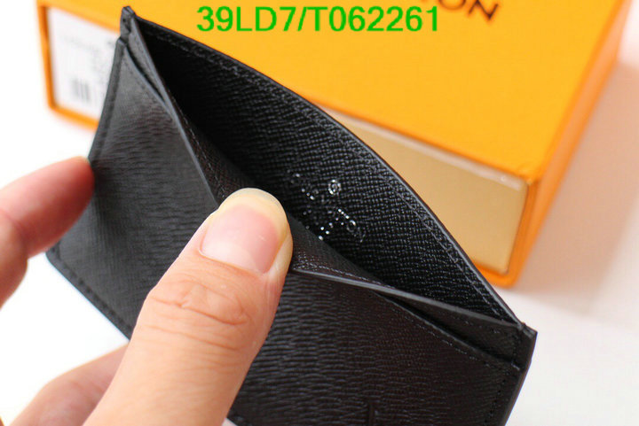 LV Bags-(Mirror)-Wallet-,Code: T062261,$: 39USD