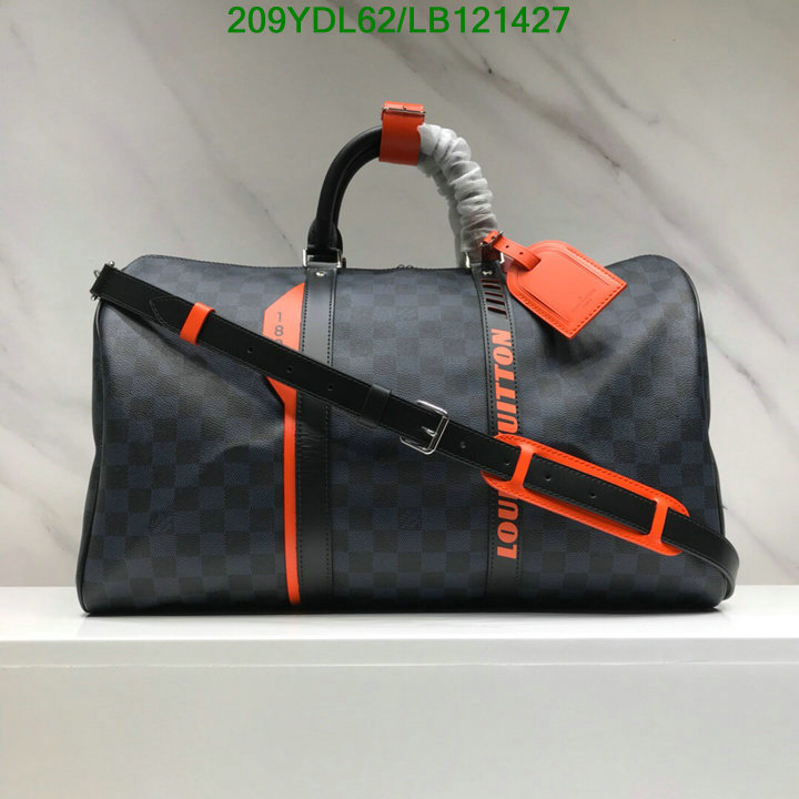 LV Bags-(Mirror)-Keepall BandouliRe 45-50-,Code: LB121427,$: 209USD