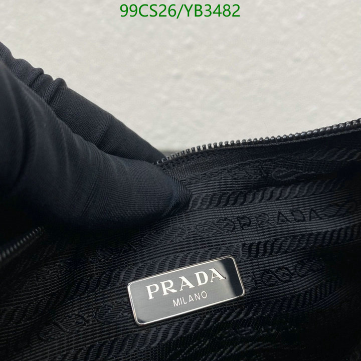 Prada Bag-(Mirror)-Re-Edition 2000,Code: YB3482,$: 99USD