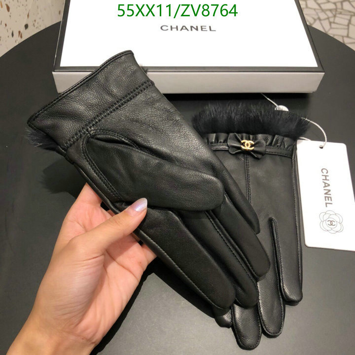 Gloves-Chanel, Code: ZV8764,$: 55USD