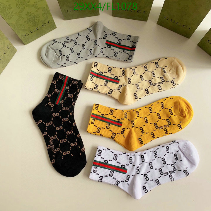 Sock-Gucci, Code: FL1078,$: 29USD