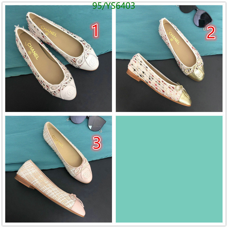 Chanel-Ballet Shoes,Code: YS6403,$: 95USD