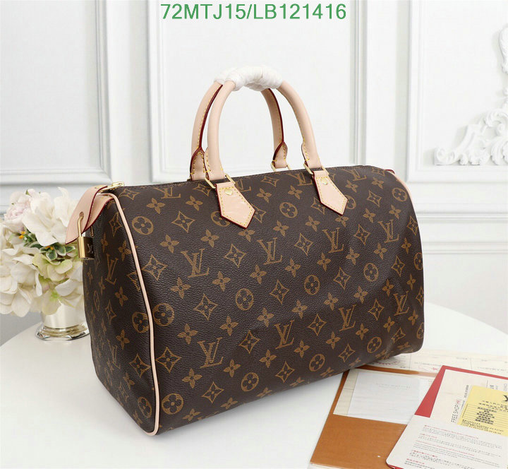 LV Bags-(4A)-Speedy-,Code: LB121416,$: 72USD