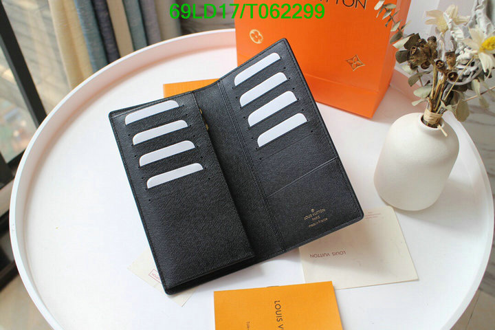 LV Bags-(Mirror)-Wallet-,Code: T062299,$: 69USD