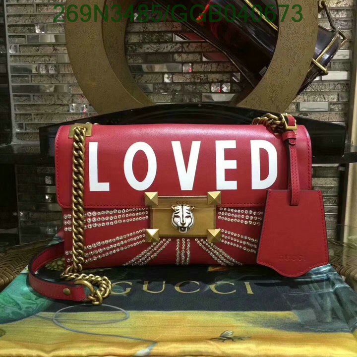 Gucci Bag-(Mirror)-Diagonal-,Code:GGB040673,$: 269USD