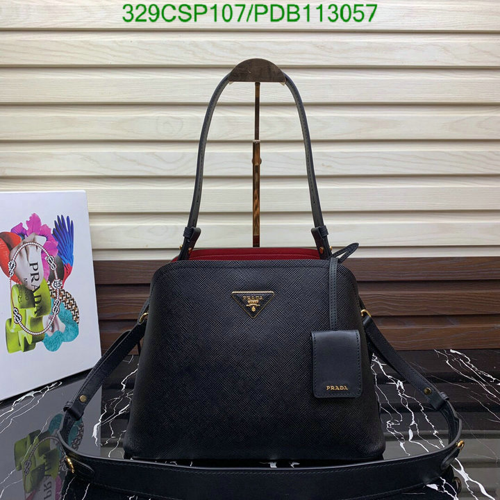 Prada Bag-(Mirror)-Handbag-,Code: PDB113057,$: 329USD