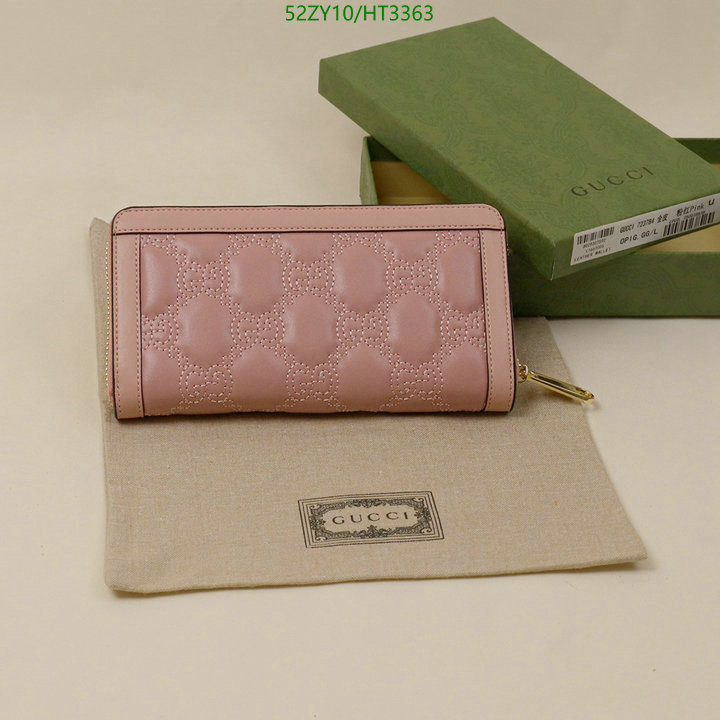 Gucci Bag-(4A)-Wallet-,Code: HT3363,$: 52USD