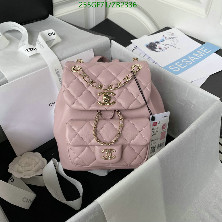 Chanel Bags -(Mirror)-Backpack-,Code: ZB2336,$: 255USD