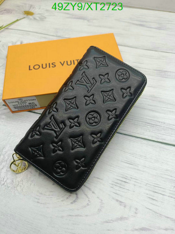 LV Bags-(4A)-Wallet-,Code: XT2723,$: 49USD