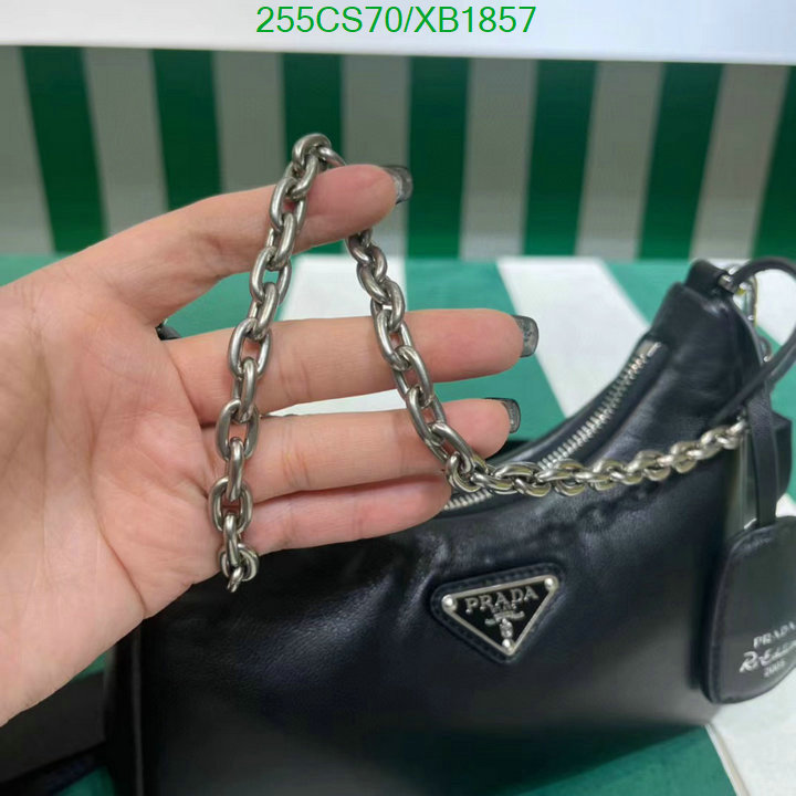 Prada Bag-(Mirror)-Diagonal-,Code: XB1857,$: 255USD