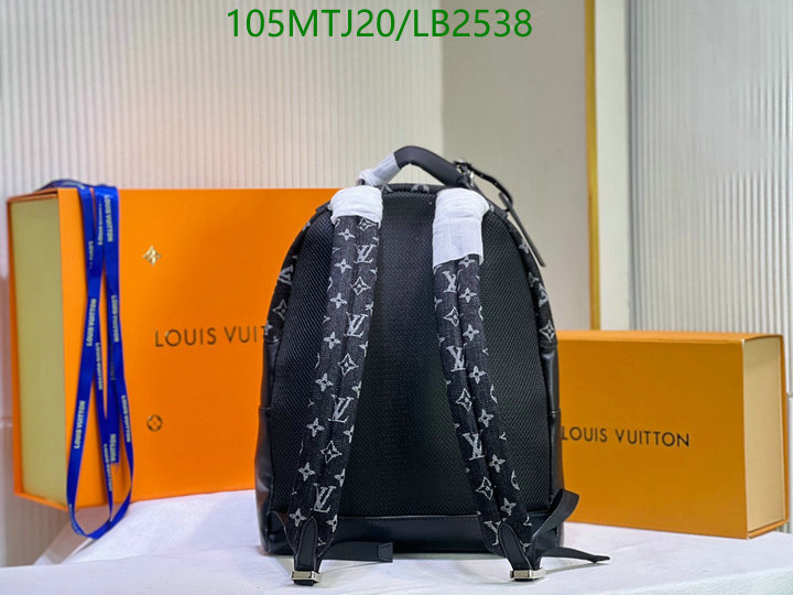 LV Bags-(4A)-Backpack-,Code: LB2538,$: 105USD