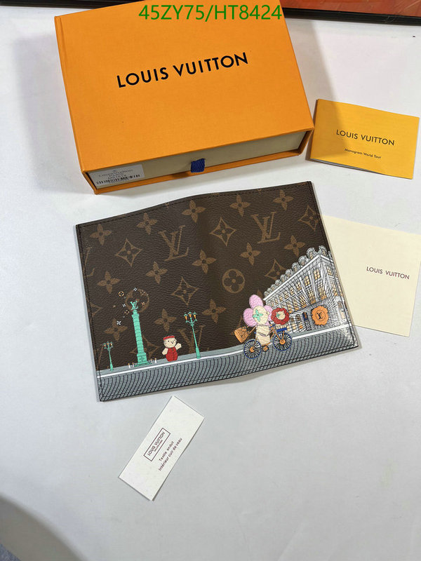 LV Bags-(4A)-Wallet-,Code: HT8424,$: 45USD