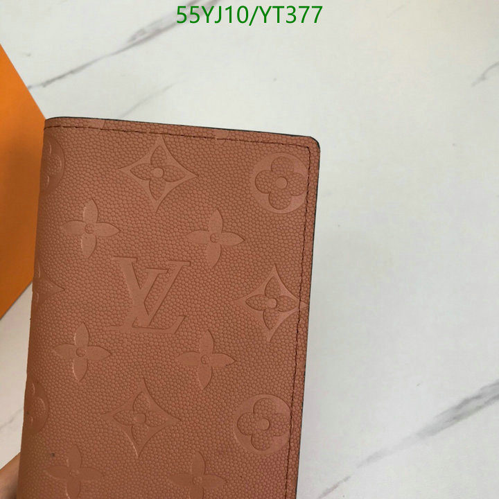 LV Bags-(4A)-Wallet-,Code: YT377,$: 55USD