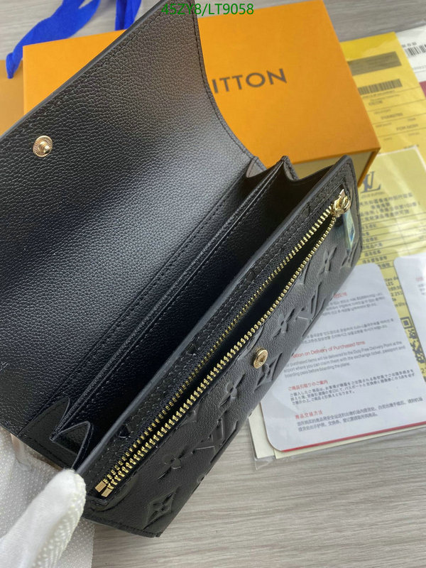 LV Bags-(4A)-Wallet-,Code: LT9058,$: 45USD