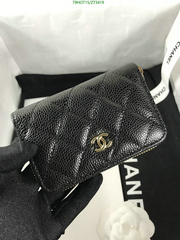 Chanel Bags -(Mirror)-Wallet-,Code: ZT3419,$: 79USD