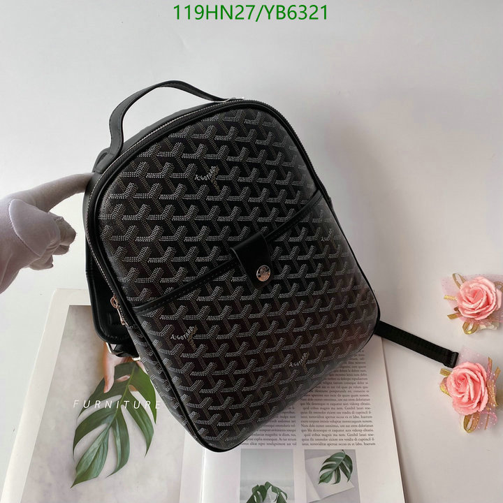 Goyard Bag-(4A)-Backpack-,Code: YB6321,$: 119USD