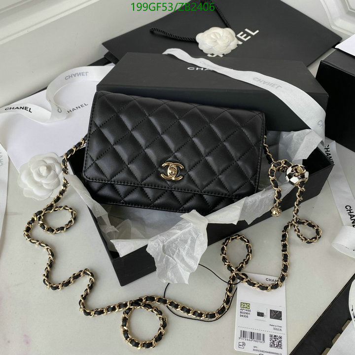 Chanel Bags -(Mirror)-Diagonal-,Code: ZB2406,$: 199USD