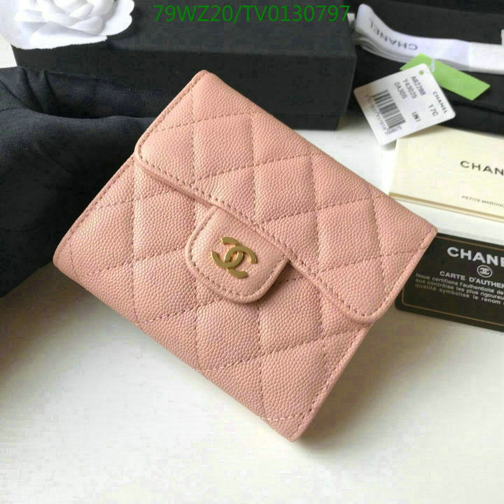 Chanel Bags ( 4A )-Wallet-,Code: TV0130797,$: 79USD