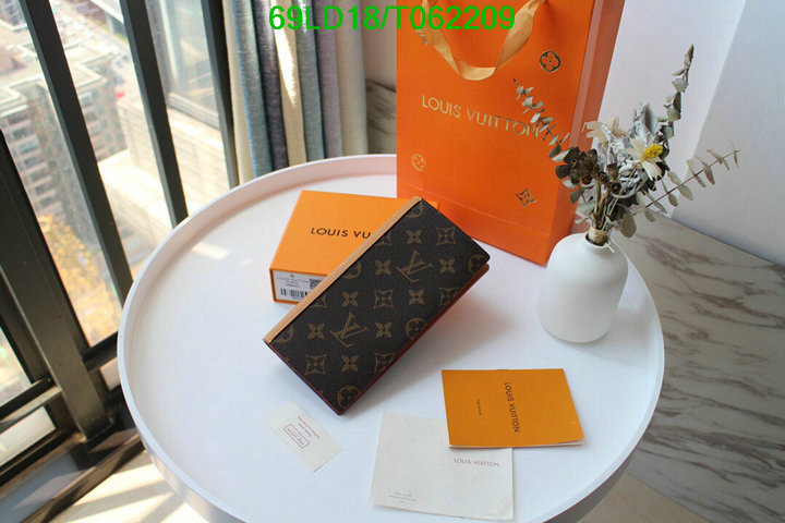 LV Bags-(Mirror)-Wallet-,Code: T062209,$: 69USD