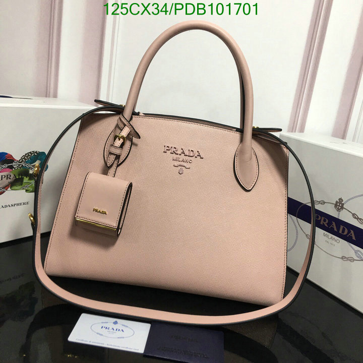 Prada Bag-(4A)-Handbag-,Code: PDB101701,$:125USD