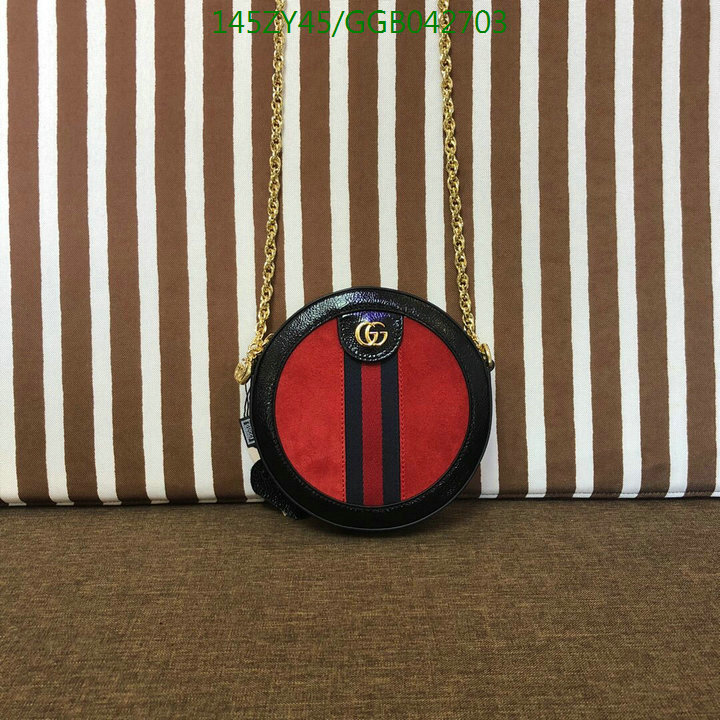 Gucci Bag-(Mirror)-Diagonal-,Code: GGB042703,$:145USD