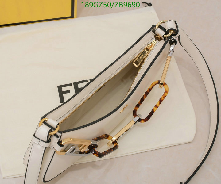 Fendi Bag-(Mirror)-Handbag-,Code: ZB9690,$: 189USD