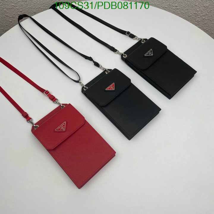 Prada Bag-(Mirror)-Diagonal-,Code:PDB081170,$:109USD