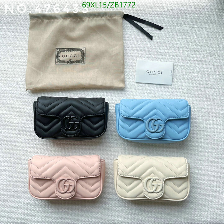 Gucci Bag-(4A)-Marmont,Code: ZB1772,$: 69USD