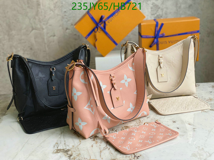 LV Bags-(Mirror)-Handbag-,Code: HB721,$: 235USD