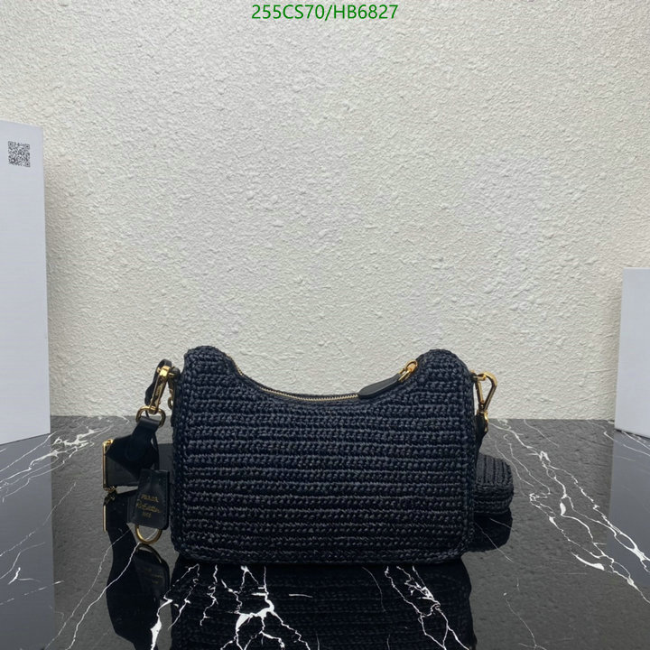 Prada Bag-(Mirror)-Re-Edition 2005,Code: HB6827,$: 255USD