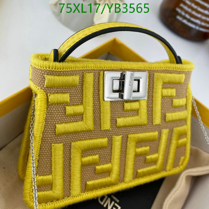 Fendi Bag-(4A)-Diagonal-,Code: YB3565,$: 75USD