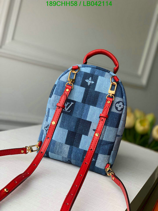 LV Bags-(Mirror)-Backpack-,Code: LB042114,$: 189USD